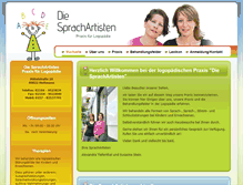 Tablet Screenshot of die-sprachartisten.de